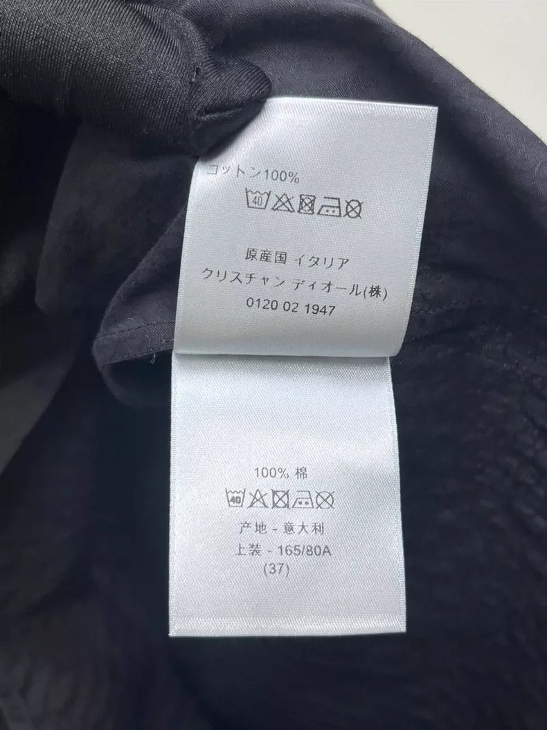 Dior Dior Size 37 Dark flower logo shirt 2504-Nextarrow Size US XXS / EU 40 - 3 Thumbnail