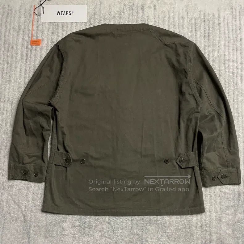 Wtaps Wtaps Long-sleeved work shirt with no collar and single po Size US S / EU 44-46 / 1 - 2 Thumbnail