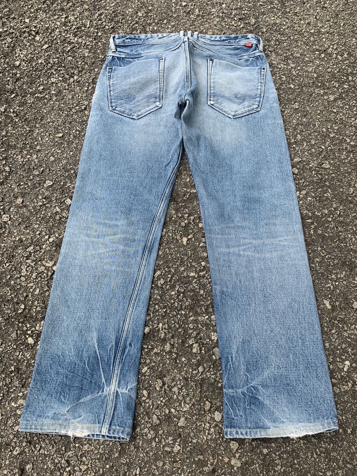 Nicole Club DISTRESSED NCFM NICOLE CLUB RIELABO SELVEDGE DENIM Size US 32 / EU 48 - 2 Thumbnail
