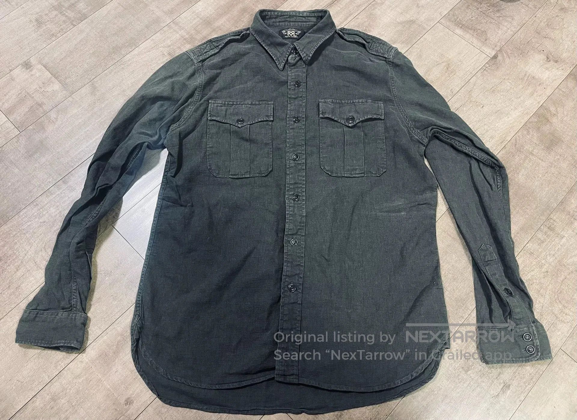 RRL Ralph Lauren RRL Limited Military Vintage Work Shirt. Size US L / EU 52-54 / 3 - 2 Thumbnail