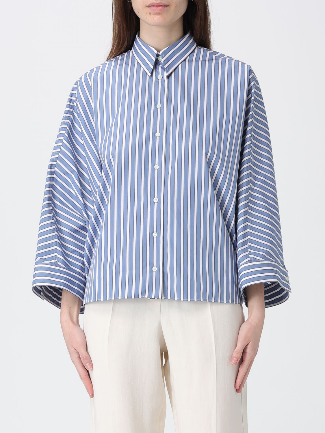 Brunello Cucinelli Shirt Woman Blue