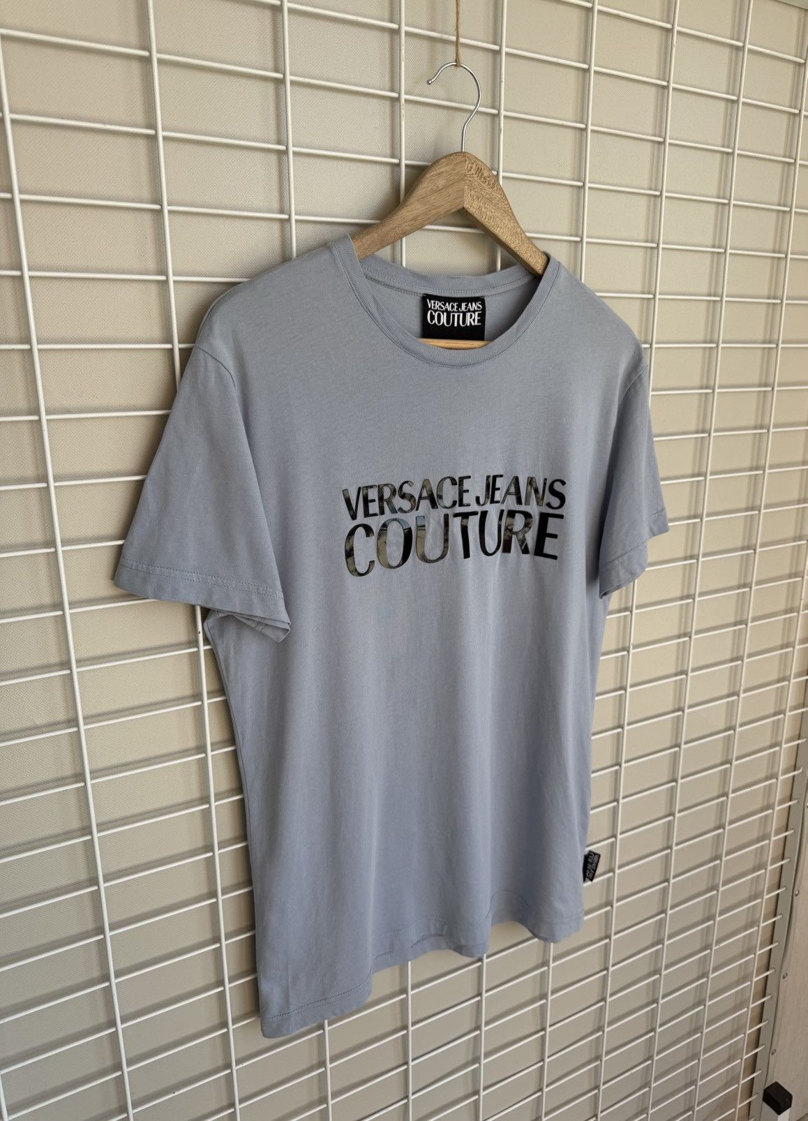 Versace Jeans Couture Versace Jeans Couture Logo-Print T-Shirt Mens Size M Cotton Size US M / EU 48-50 / 2 - 5 Thumbnail