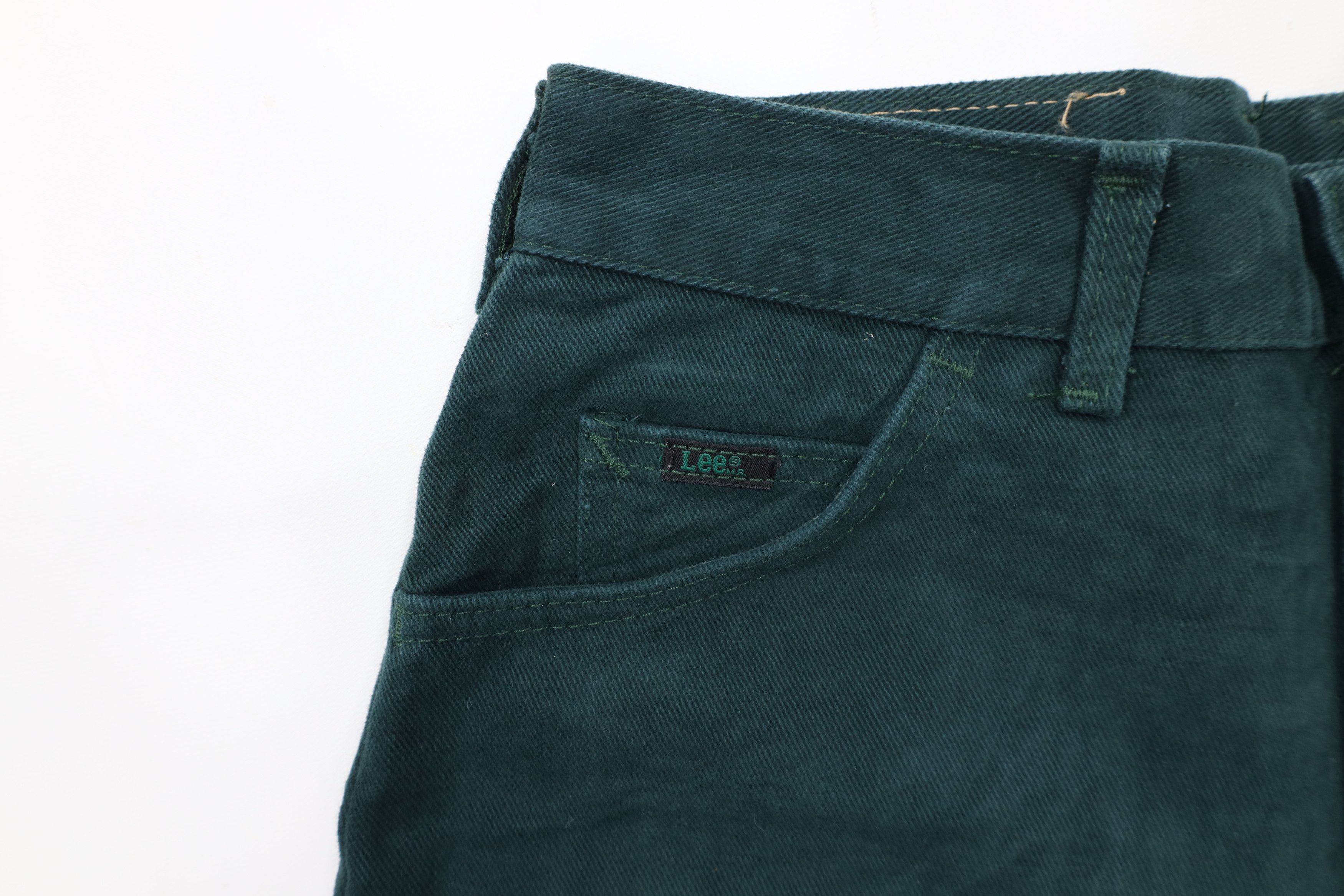 Lee × Vintage Deadstock Vintage 90s Lee Tapered Leg Denim Jeans Green USA Size 34" / US 12 / IT 48 - 5 Thumbnail