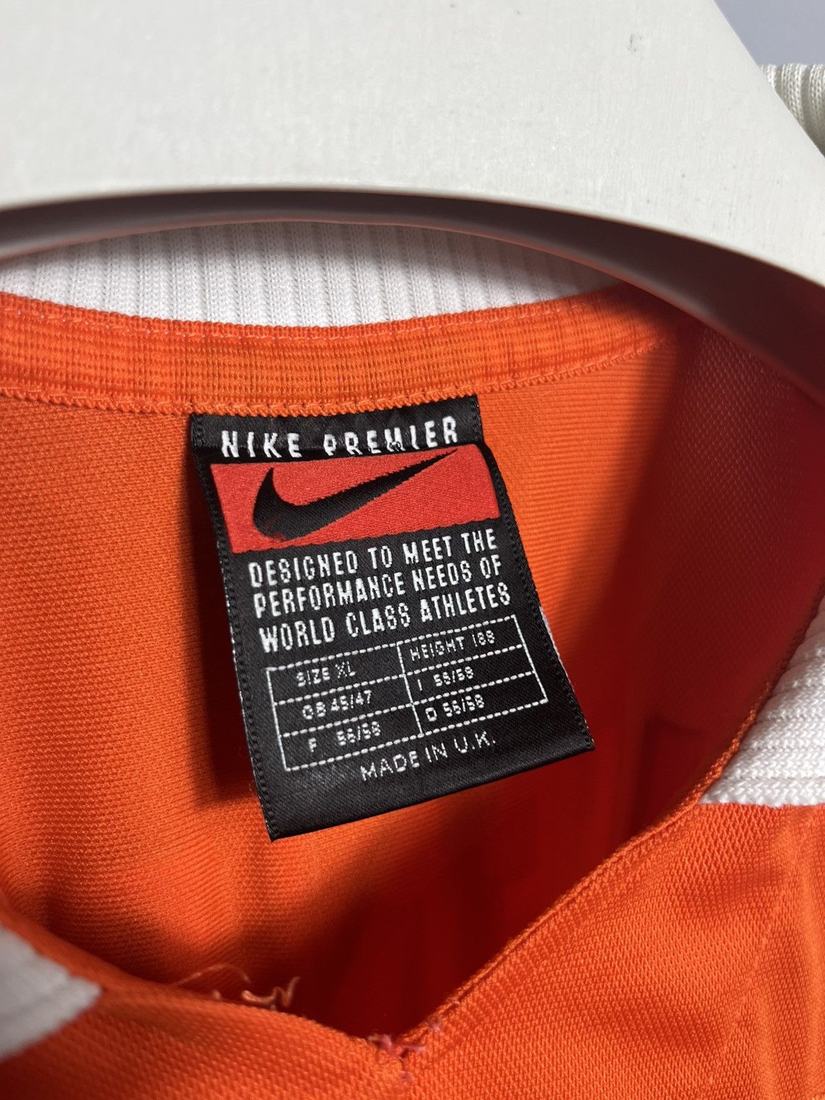 Nike HOLLAND NETHERLANDS 1996 1997 HOME FOOTBALL SHIRT Uhlenbeek Size US XL / EU 56 / 4 - 4 Thumbnail