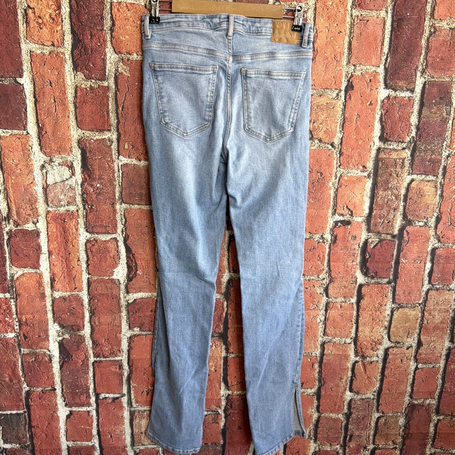 Zara Zara Jeans Womens Size 6 Blue Denim 5-Pocket Straight Regular Rise Size 28" / US 6 / IT 42 - 3 Thumbnail