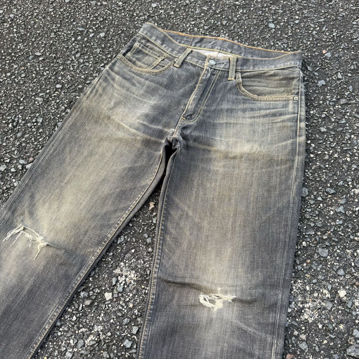 Levi's Vintage Clothing VINTAGE LEVI'S 702 BLACK RUSTY FADED JEAN DENIM PANTS Size US 33 - 6 Thumbnail