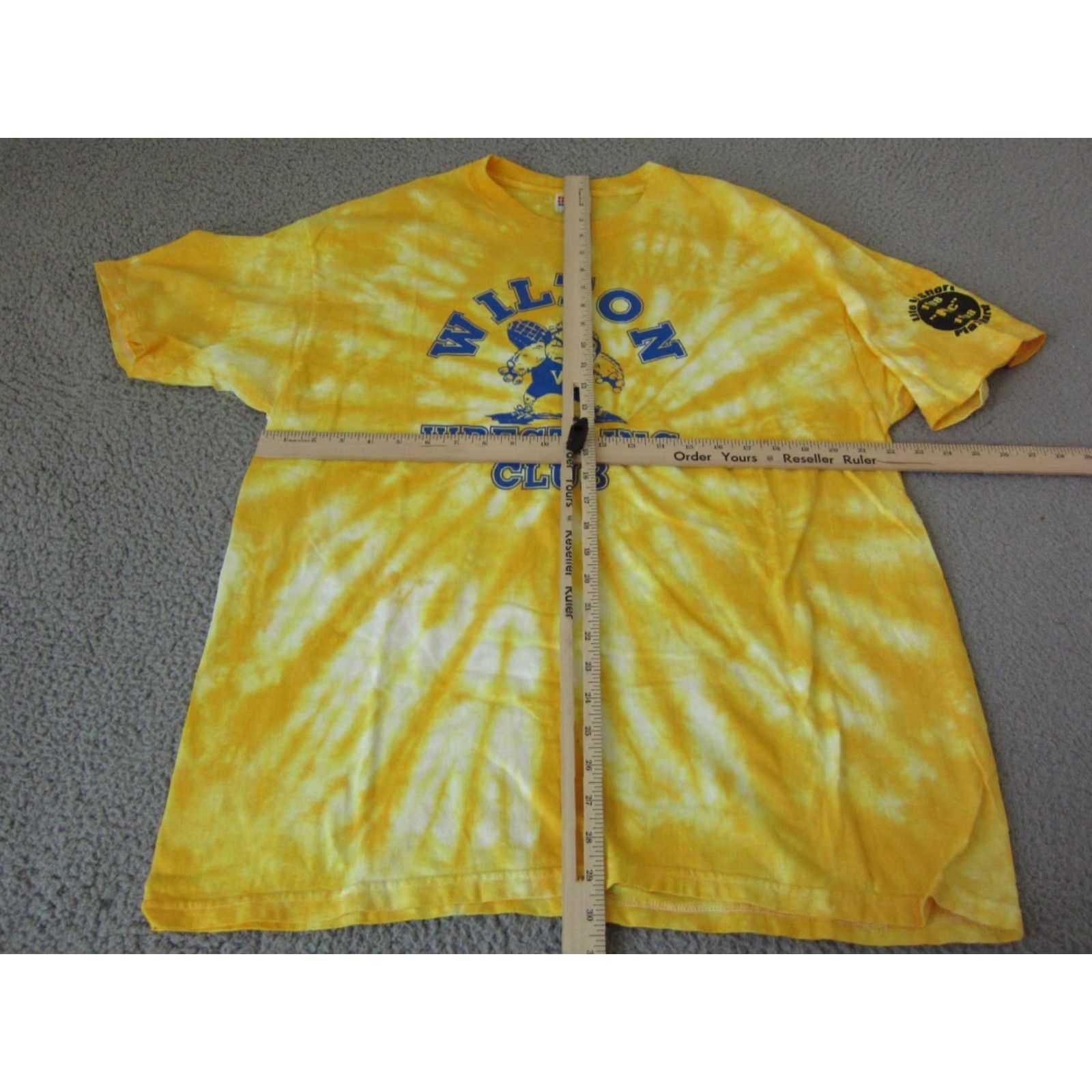 Hanes VINTAGE Hanes Wrestling Shirt Adult XL Gold 80s School Mens Short Sleeve Crew Neck T-Shirt Size US XL / EU 56 / 4 - 6 Thumbnail