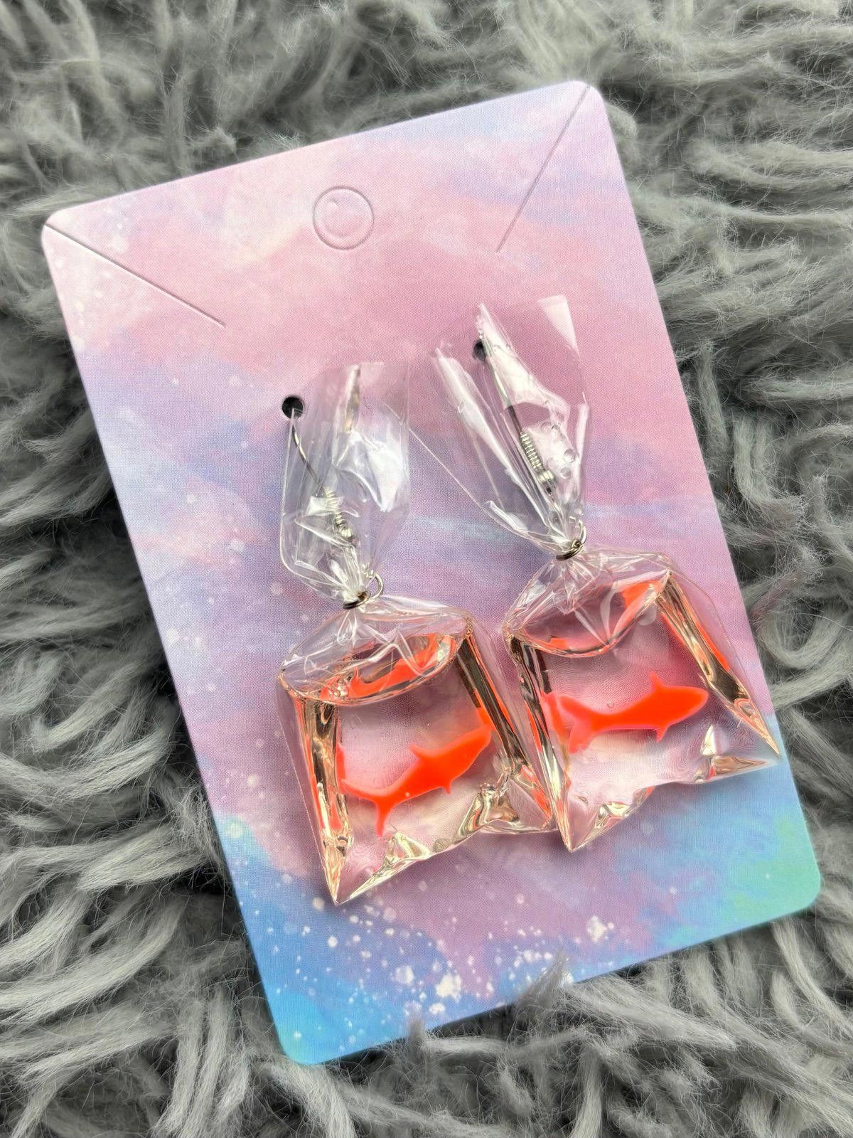 Handmade Fish Earrings Size ONE SIZE - 1 Preview