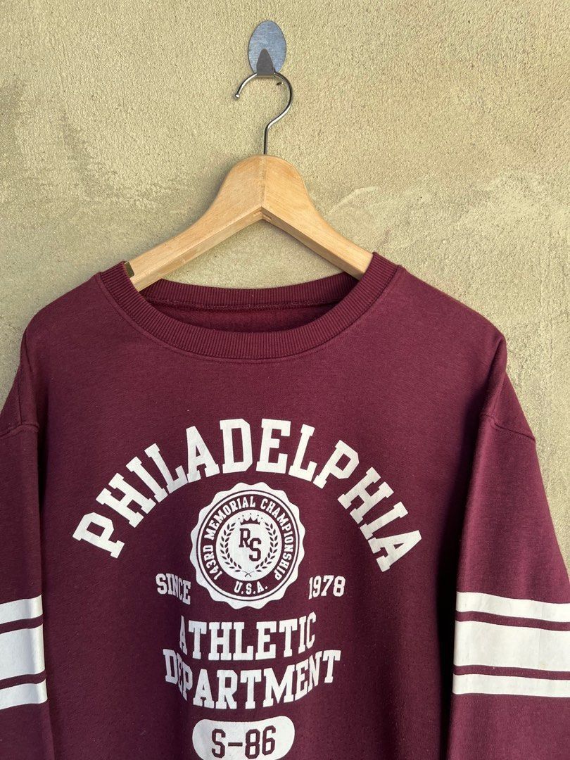 Vintage Vintage Philadelphia Big Logo Sweatshirt Size US L / EU 52-54 / 3 - 3 Thumbnail