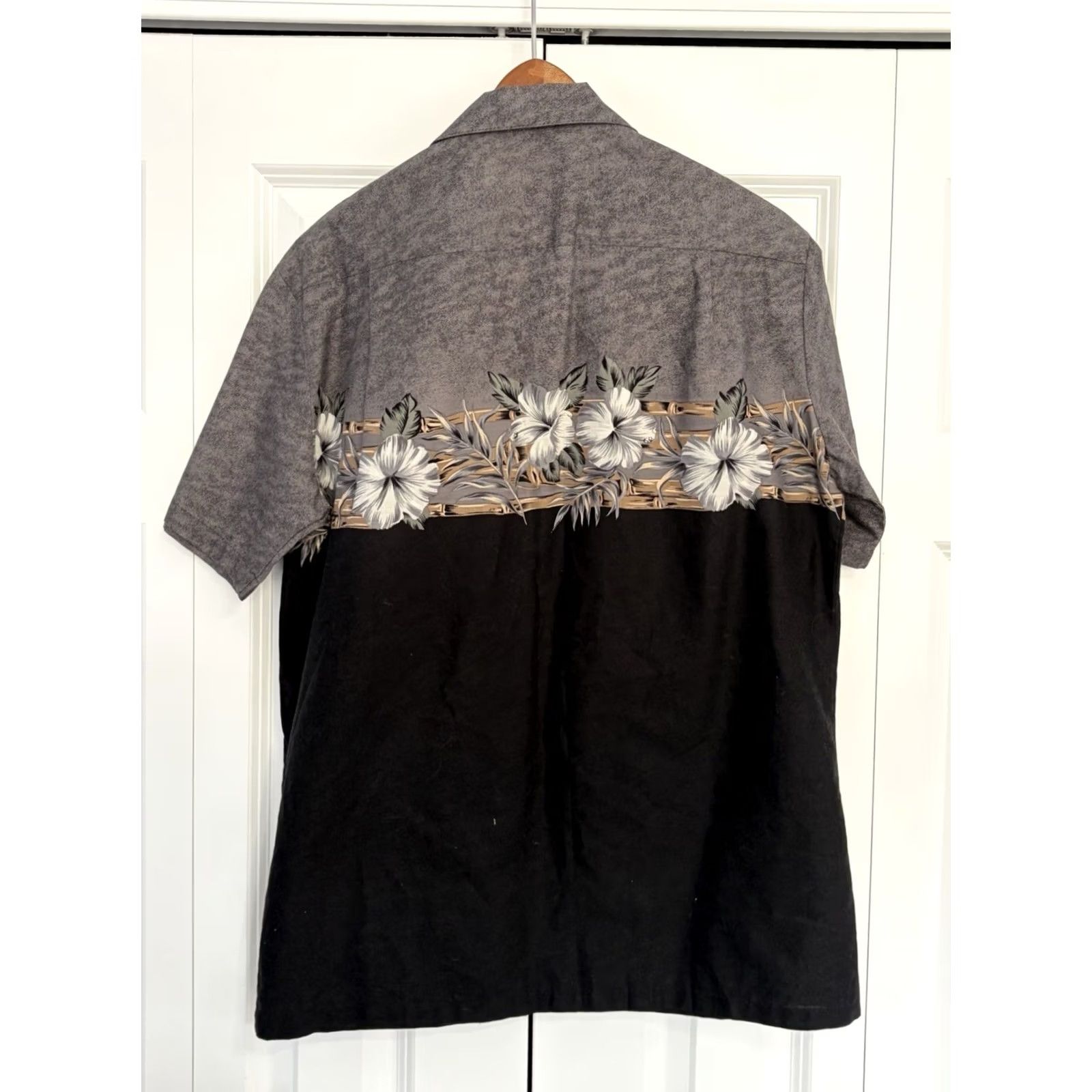 Vintage VINTAGE Hawaii Blues Button Down Shirt Mens Tropical Island sz Medium Black 90s Size US M / EU 48-50 / 2 - 2 Thumbnail