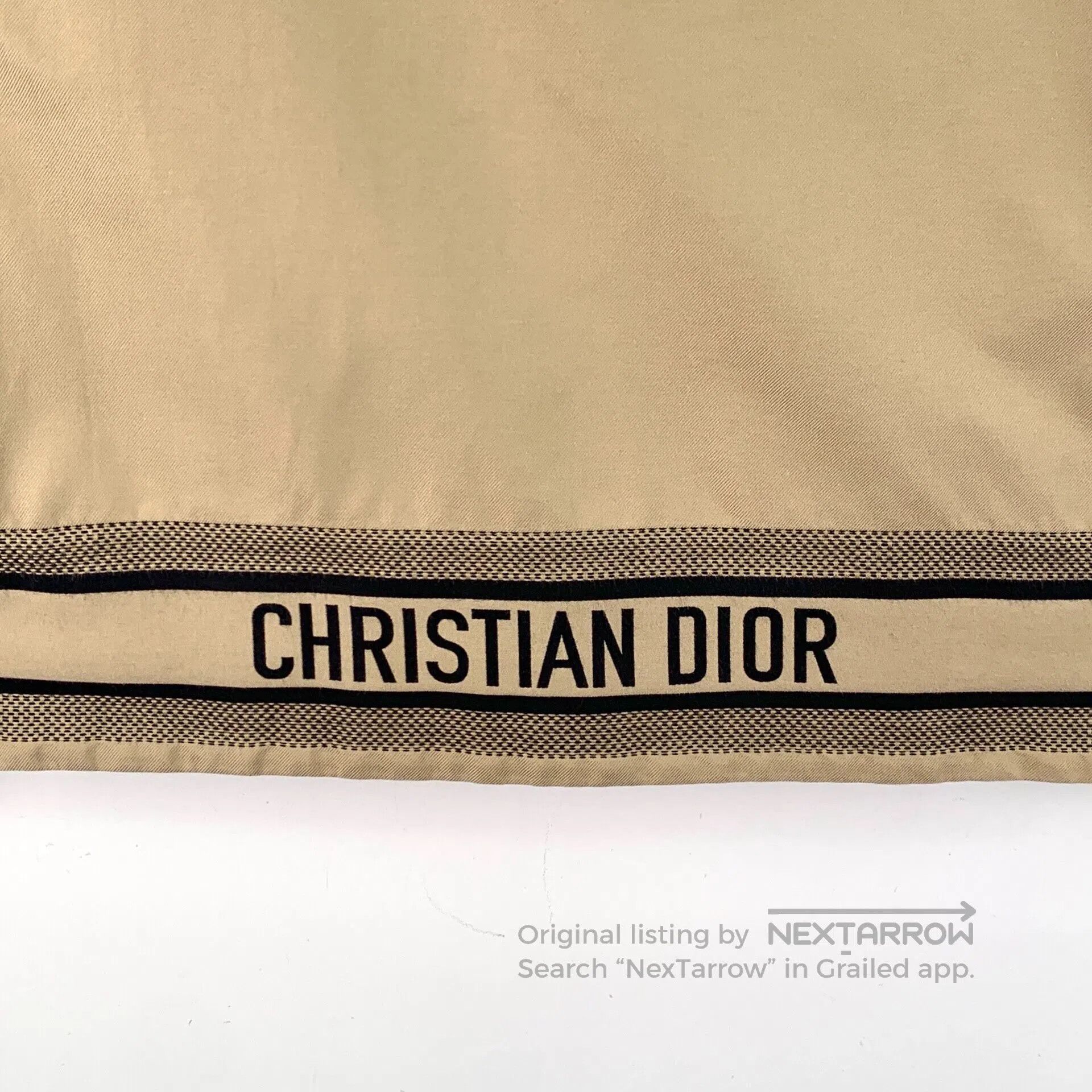 Dior Dior Brown Bee Embroidered Cotton Collar Single Button Lon Size XXS / US 00 / IT 34 - 5 Thumbnail