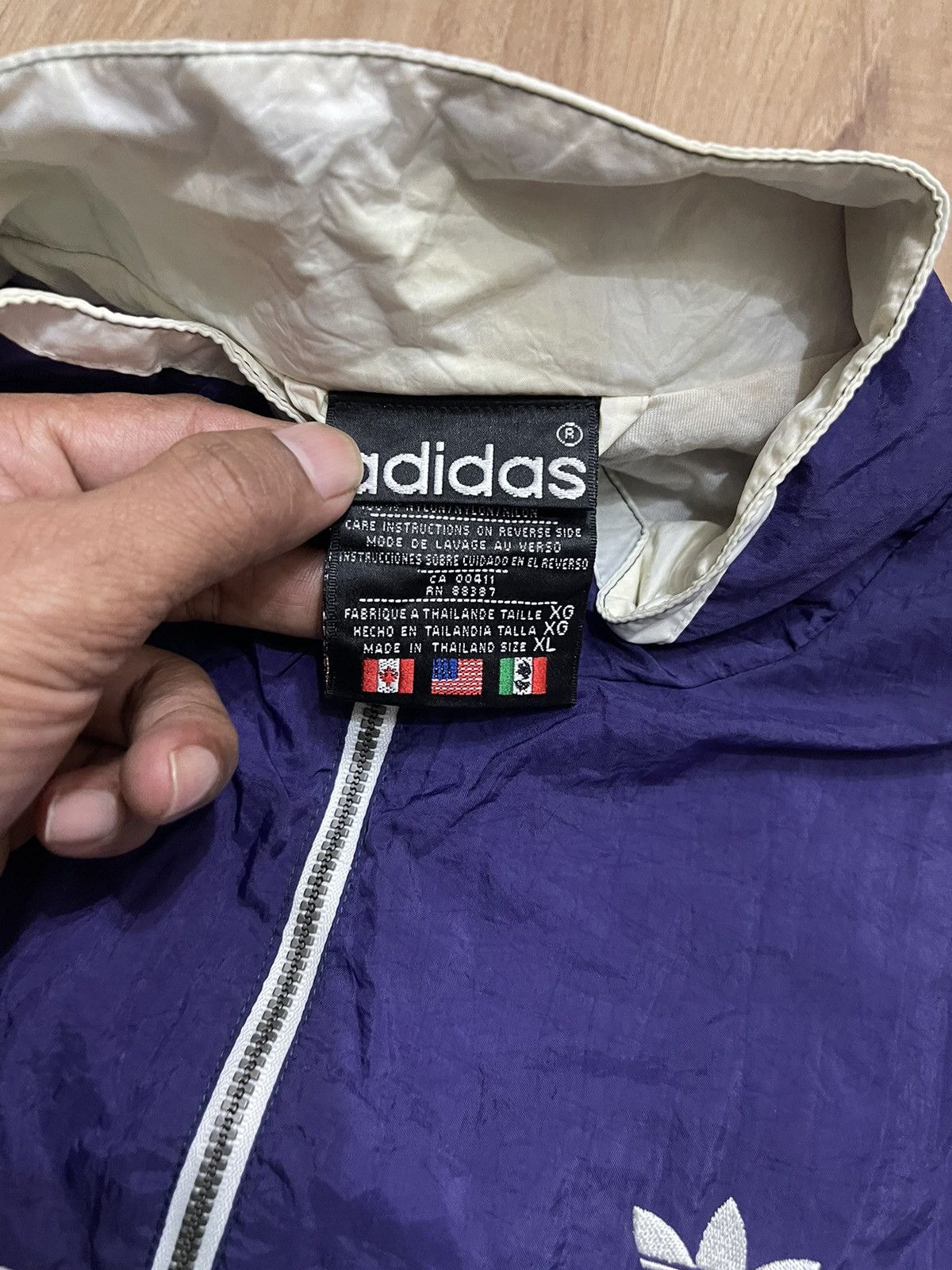 Adidas × Vintage Vintage Adudas Stripes Jacket Size US XL / EU 56 / 4 - 2 Thumbnail