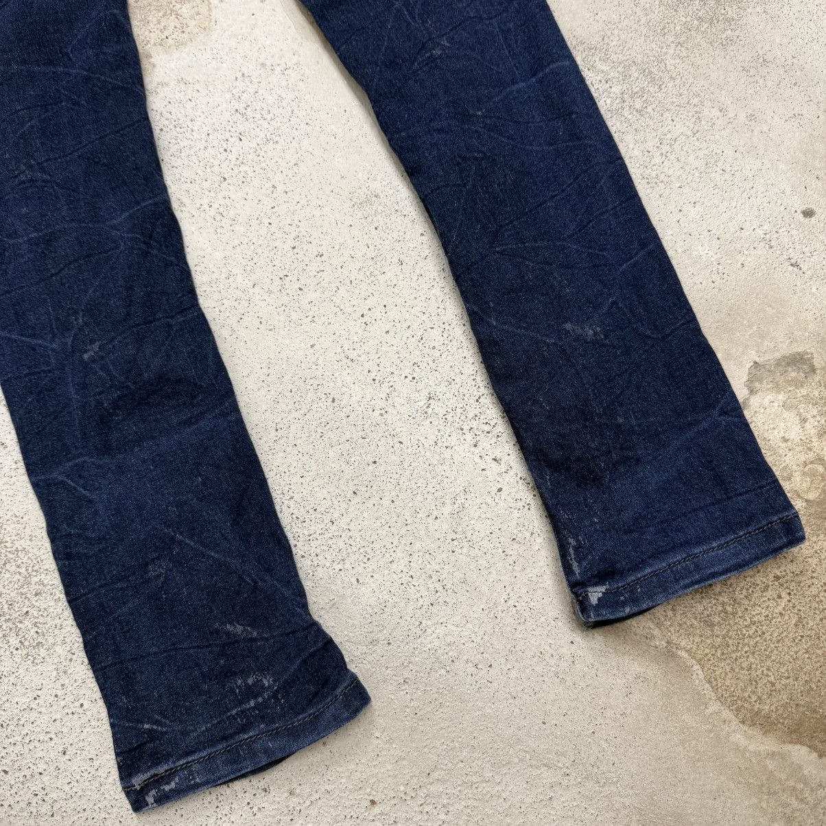 Japanese Brand Slim Skinny Fit Distressed Design Pants Size 24" / US 00 / IT 34 - 9 Thumbnail