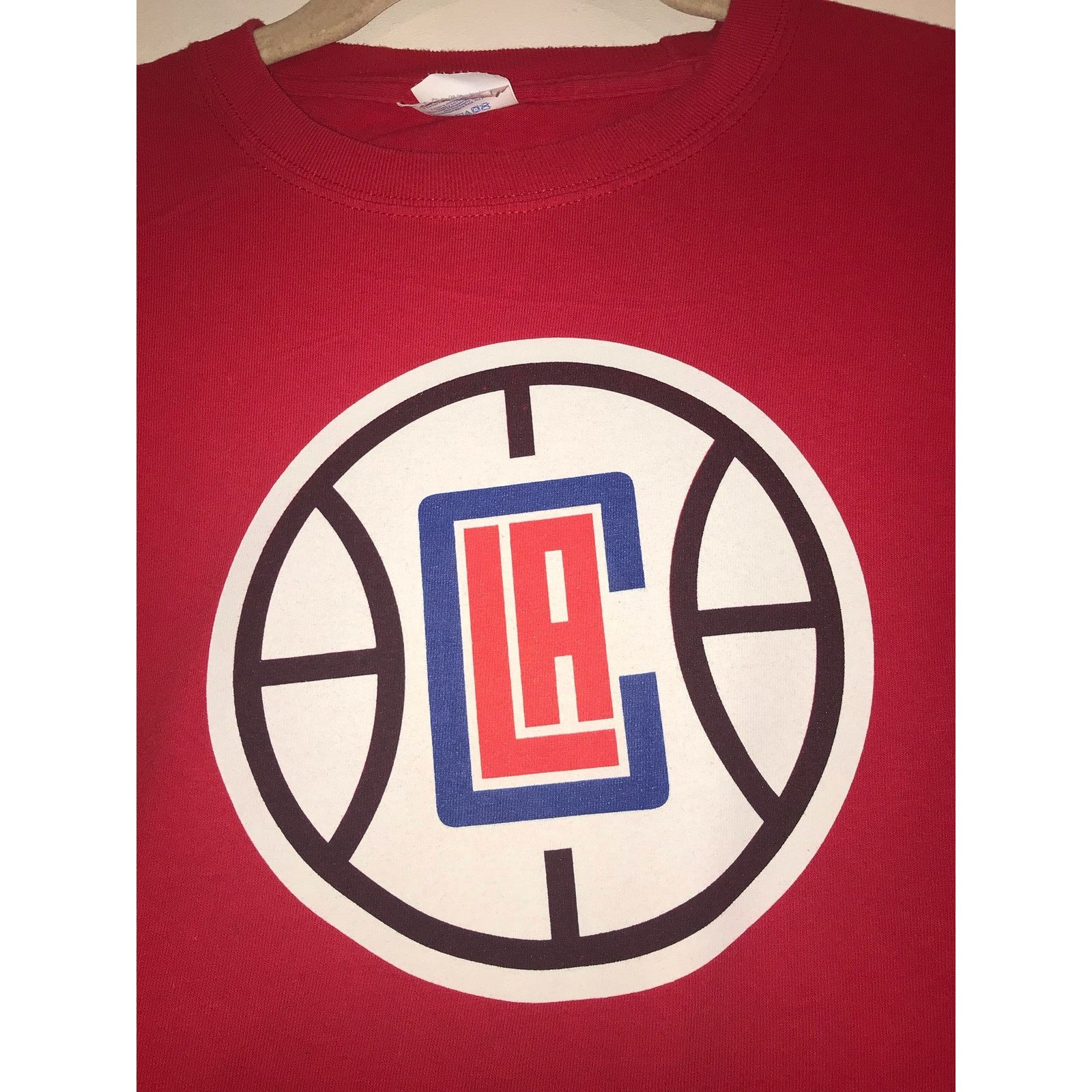 NBA NBA L.A. CLIPPERS TEE Men’s Size L Red New Logo Short sleeve Size US L / EU 52-54 / 3 - 9 Thumbnail