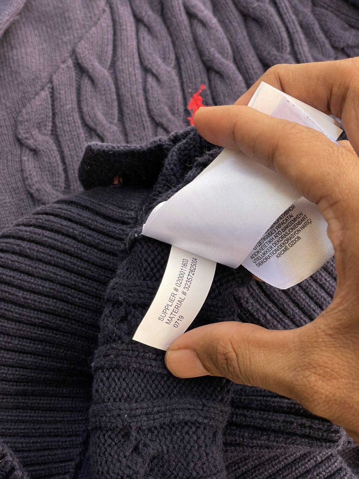 Polo Ralph Lauren Polo Ralph Lauren | Cable-Knit Cotton Shawl Cardigan Size US M / EU 48-50 / 2 - 12 Thumbnail