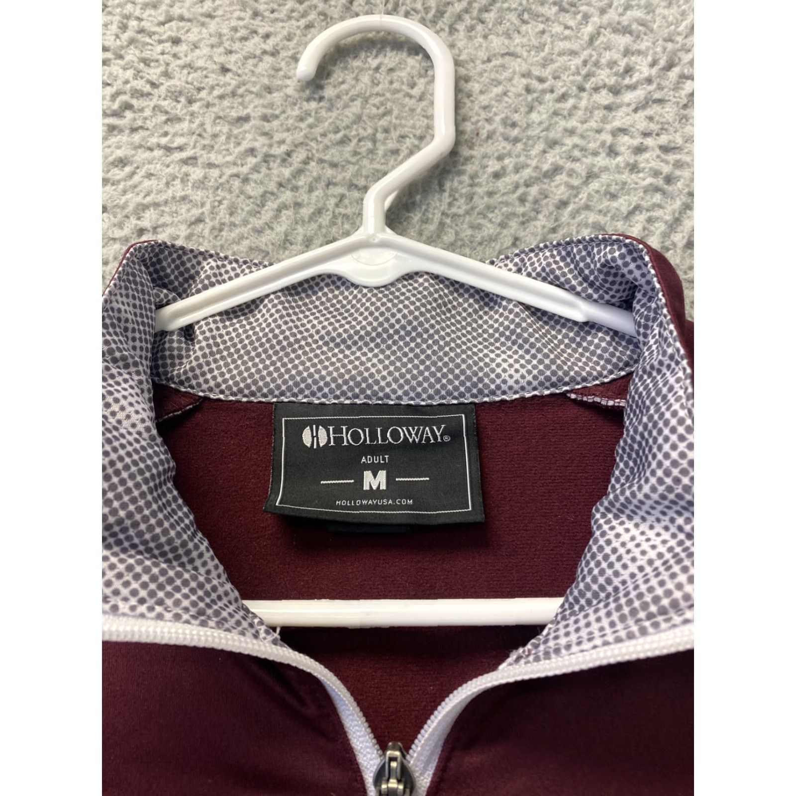 Holloway Holloway Windbreaker Jacket Mens M 1/4 Zip Lightweight Maroon Regular Size - Pi Kappa Alpha Theme Size US M / EU 48-50 / 2 - 4 Thumbnail