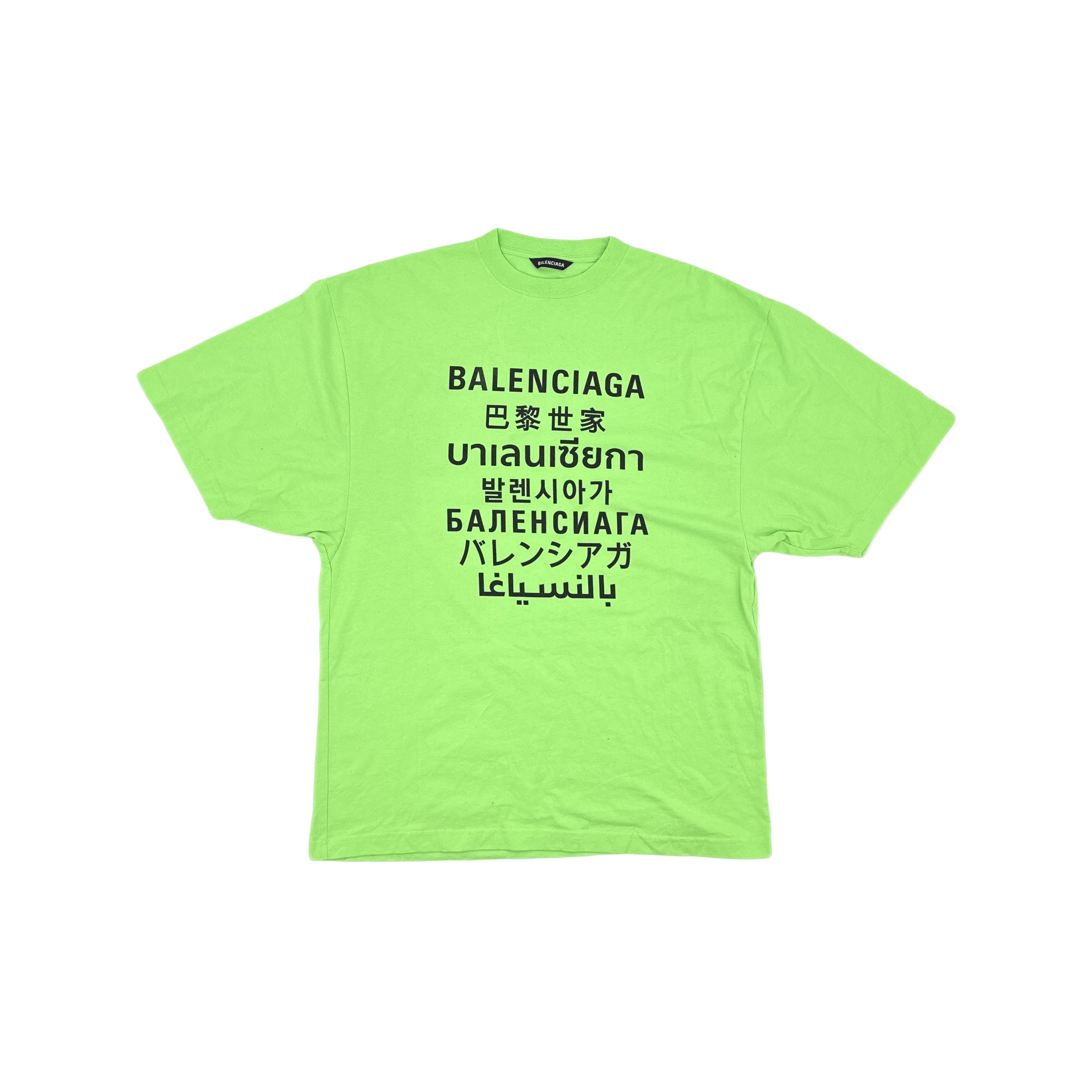 Balenciaga Balenciaga Languages Logo T-Shirt XS Size US XS / EU 42 / 0 - 1 Thumbnail