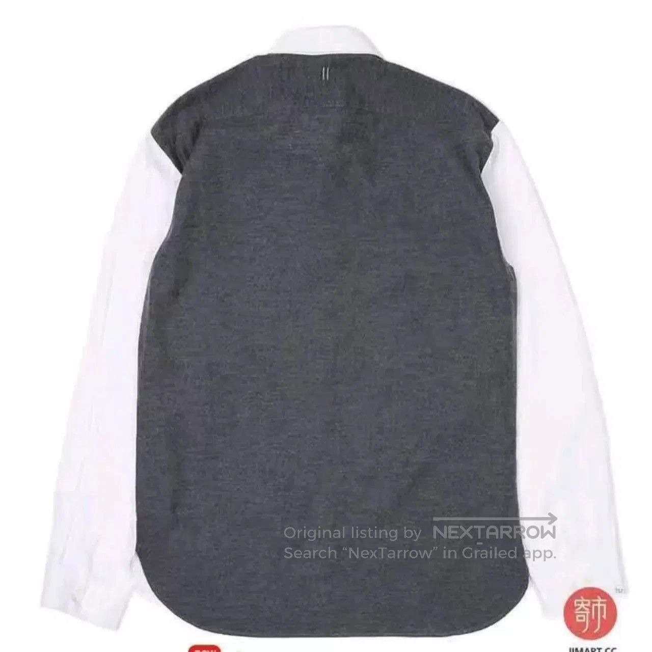 Neil Barrett Neil Barrett Gray Wool Shirt for Sale. Size US M / EU 48-50 / 2 - 2 Thumbnail