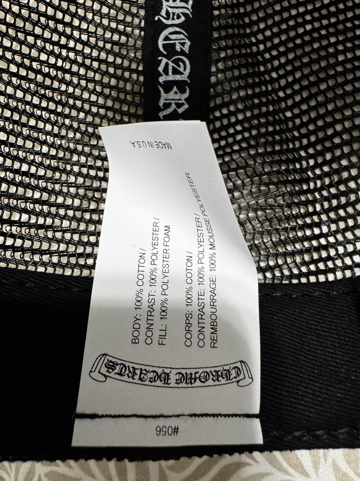 Chrome Hearts Chrome Hearts Hollywood USA FUCK Hat Size ONE SIZE - 7 Thumbnail