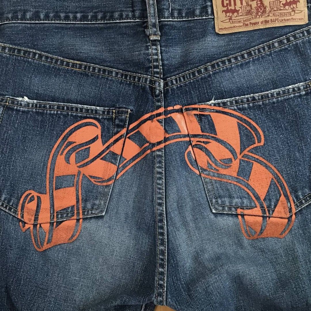 Bape BAPE Milo Face Denim Pants a bathing ape NIGO ★size S Size US 30 / EU 46 - 4 Thumbnail