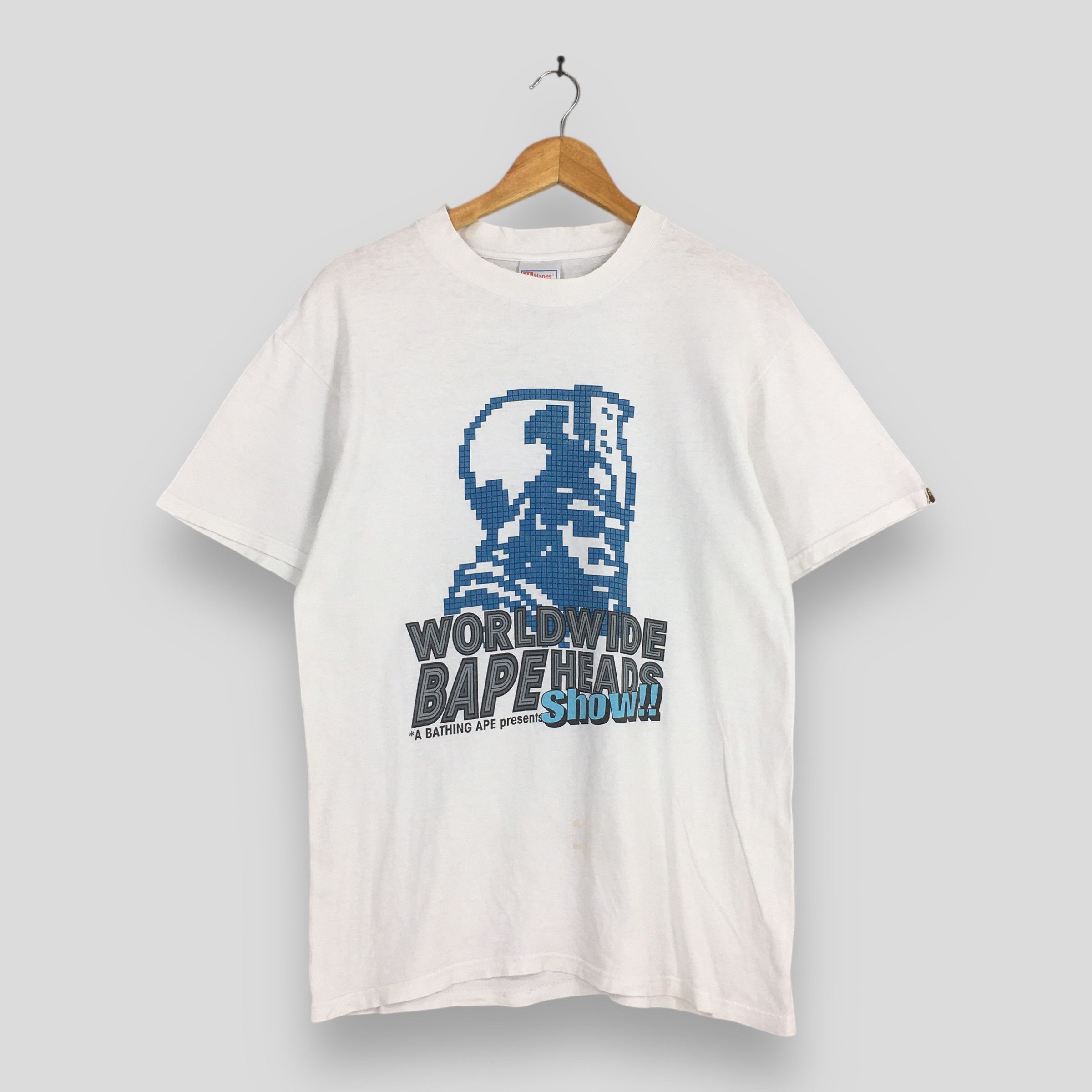 トップス 90s A BATHING APE WORLDWIDE BAPE HEADS T Bape Vintage 90s
