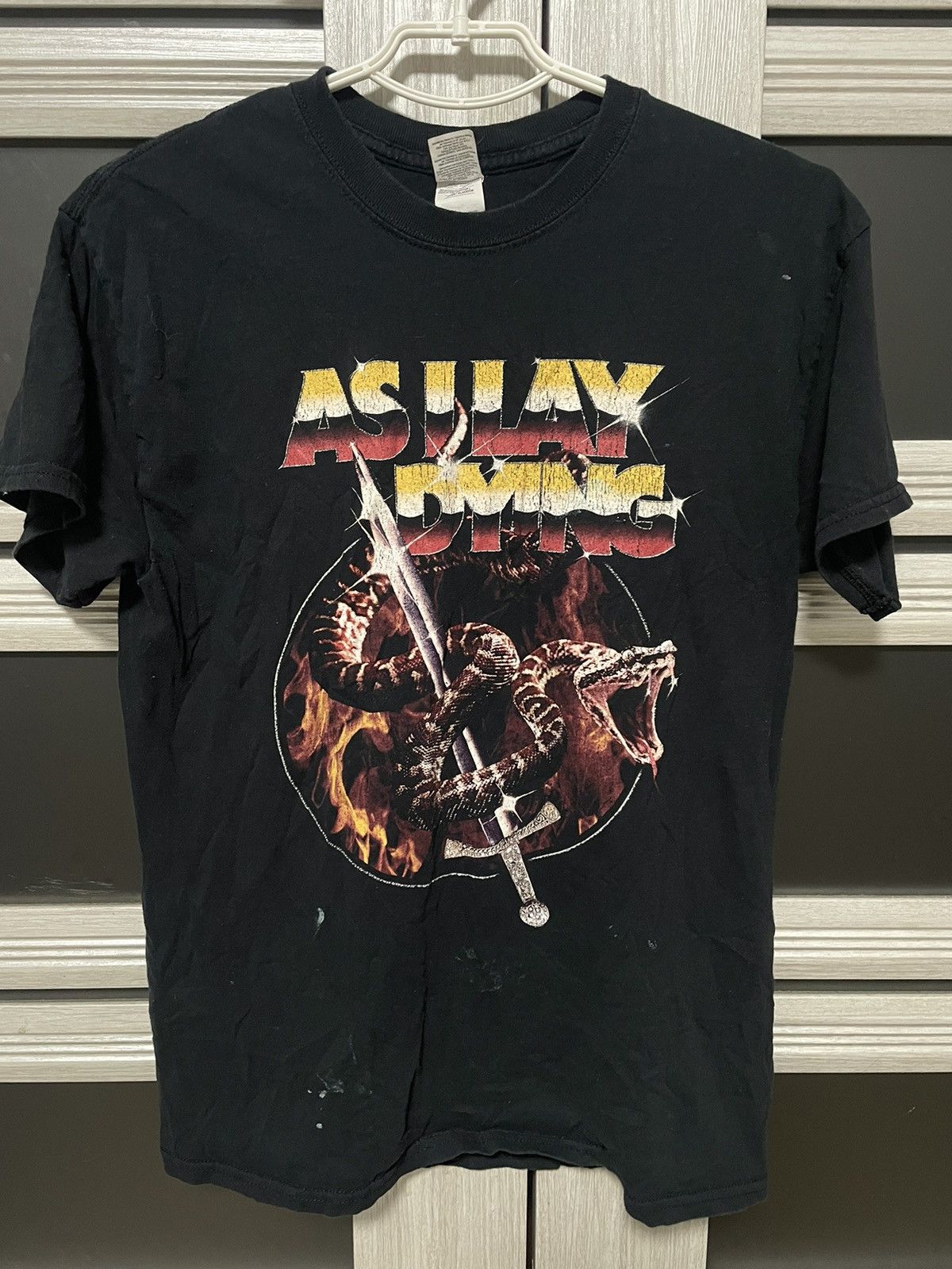 Band Tees Vintage As I lay Dying Tee Band Metal T Shirt Size US M / EU 48-50 / 2 - 1 Thumbnail