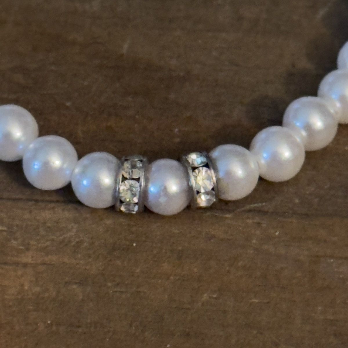 Vintage Vintage glass pearl bead bracelet Size ONE SIZE - 5 Thumbnail