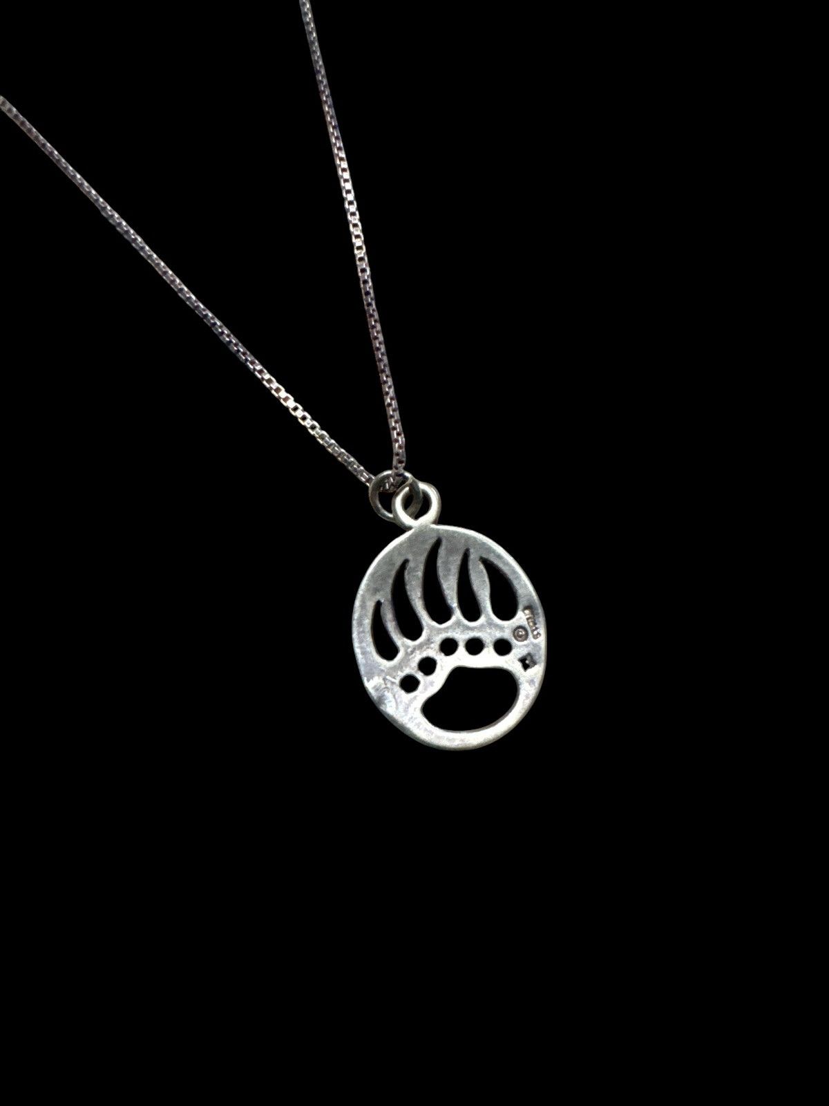 Vintage BEAR CLAW STERLING SILVER PENDANT JAPAN Size ONE SIZE - 2 Thumbnail
