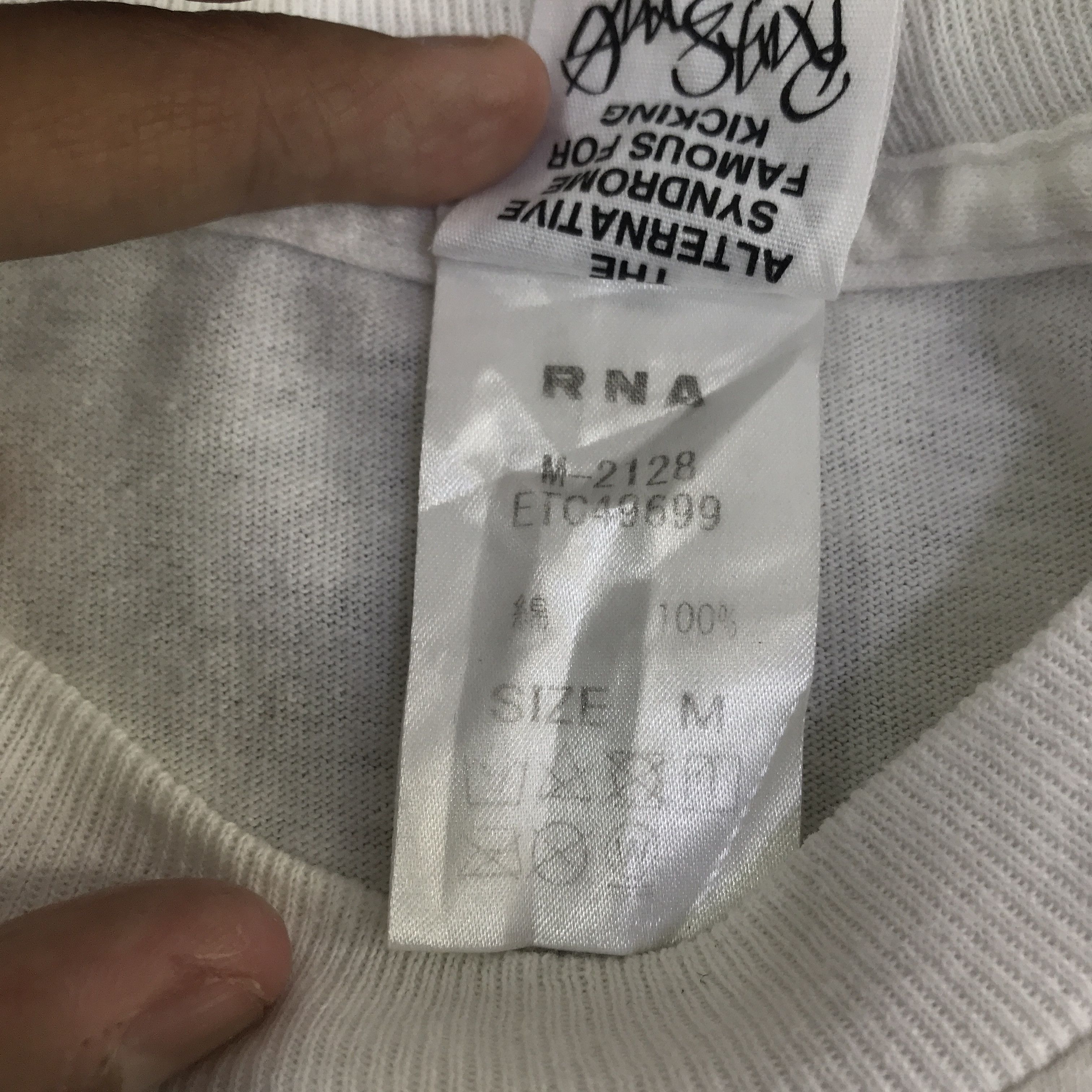 Japanese Brand Rna japan alternative 1984 long sleeve t-shirt K117B4 Size US M / EU 48-50 / 2 - 15 Thumbnail