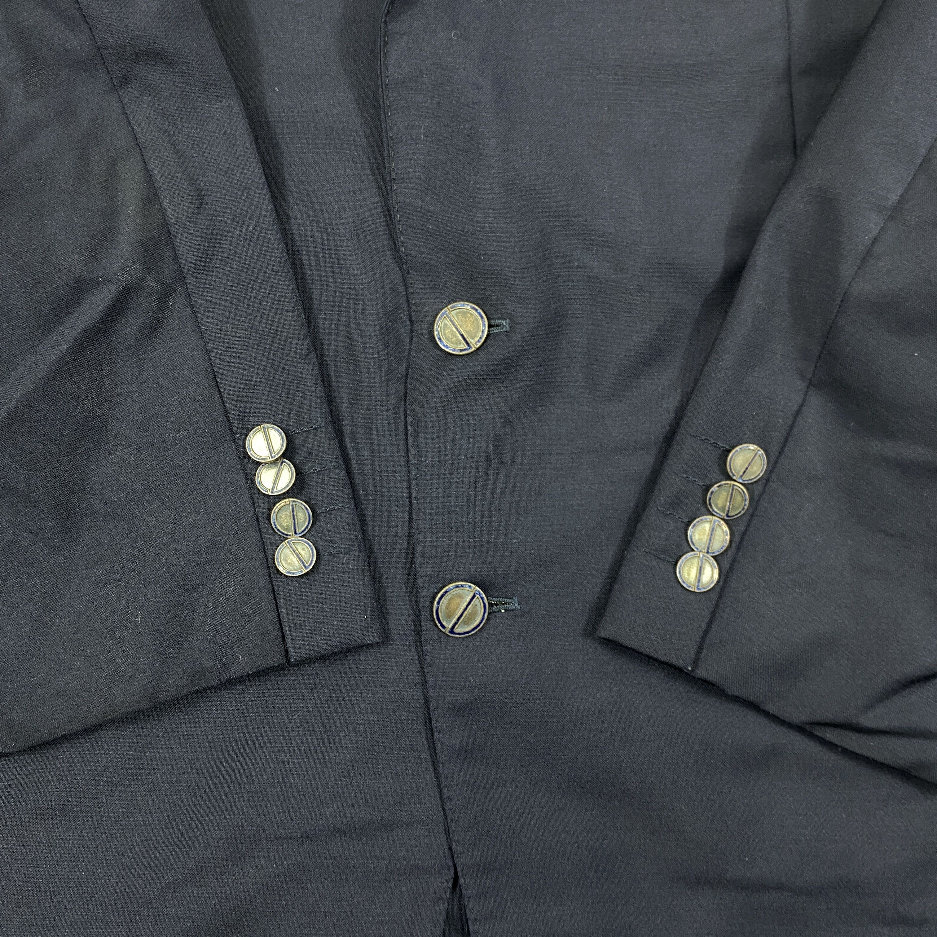 Christian Dior Monsieur Vintage Christian Dior Monsieur Classic Navy Blazzer -J141 Size US XXL / EU 58 / 5 - 9 Thumbnail