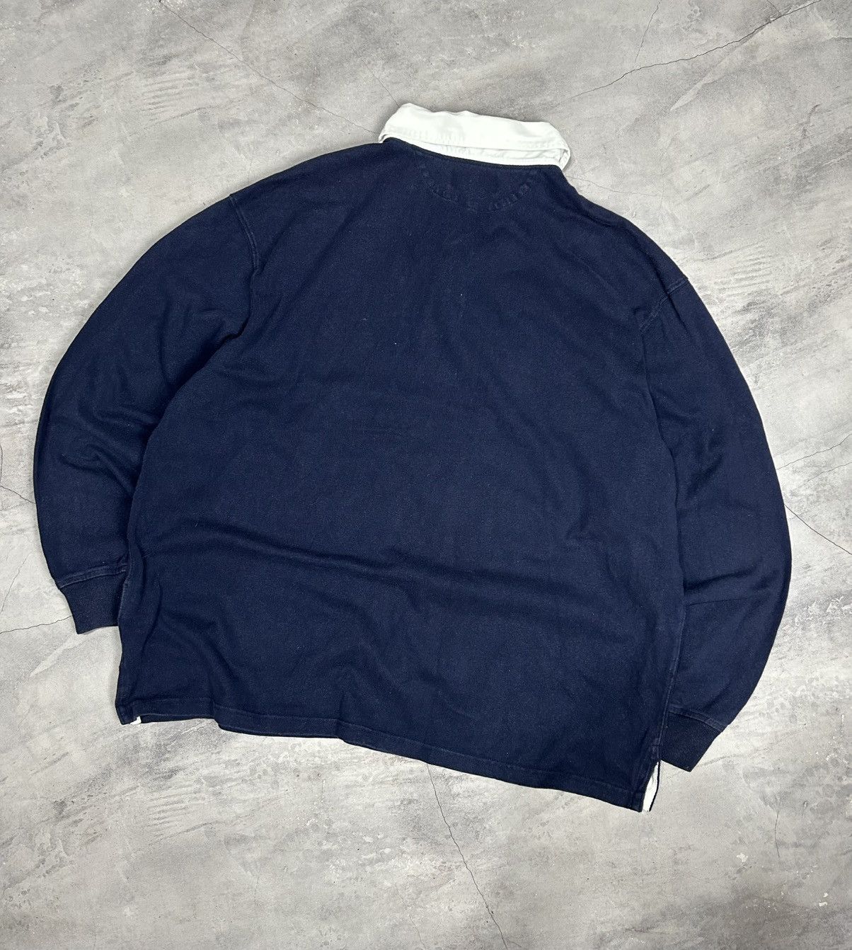Polo Ralph Lauren Vintage 90s Polo Ralph Lauren Striped Longsleeve Rug Size US XXL / EU 58 / 5 - 5 Thumbnail