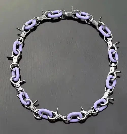 Other Fashion hip hop choker necklace Size ONE SIZE - 4 Thumbnail