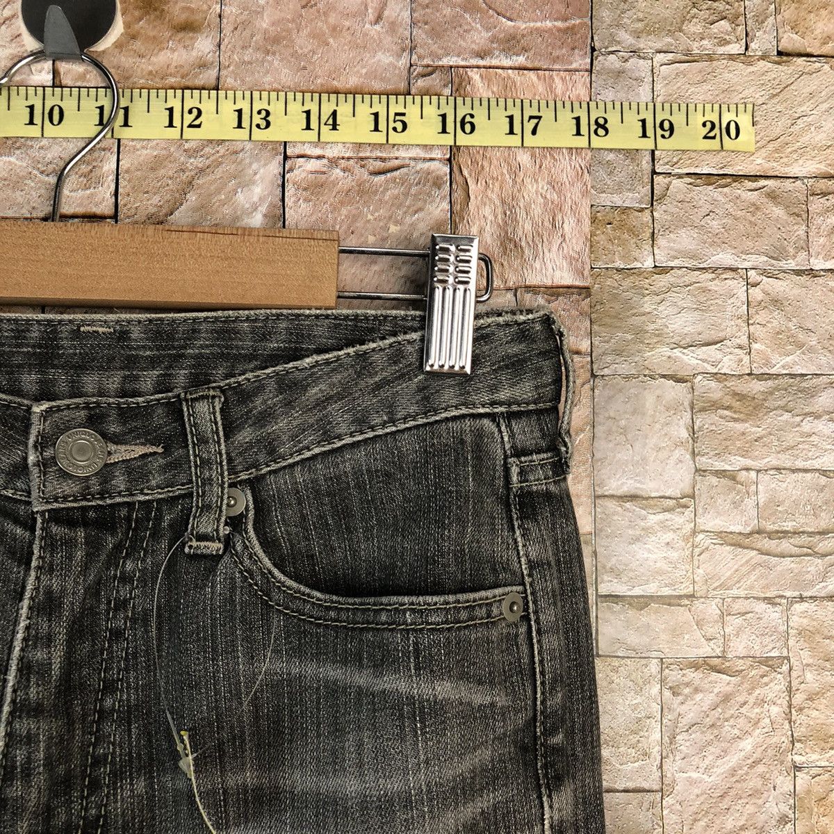 Japanese Brand Uniqlo japan faded Black Denim Pants #A1011 Size 25" / US 0 / IT 36 - 8 Thumbnail