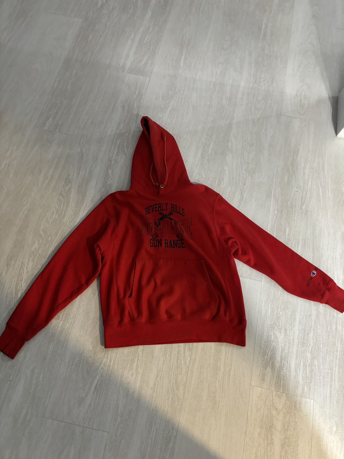 Menace Menace Beverly Hills Gun Range Red Hoodie M Size US M / EU 48-50 / 2 - 1 Thumbnail