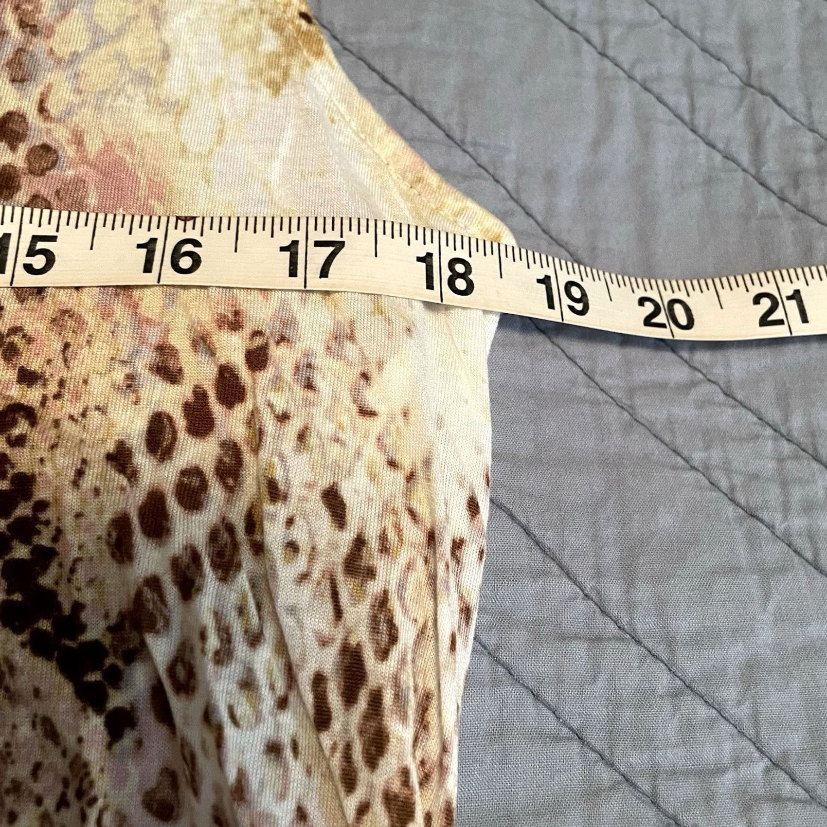 Skin VINTAGE Express Tank Top Blouse Women's L Sleeveless Pink Brown Snake Skin Sexy Tank Top Racerback Pattern: Animal Print, Snake, Beach Women Mens Size L / US 10 / IT 46 - 7 Thumbnail