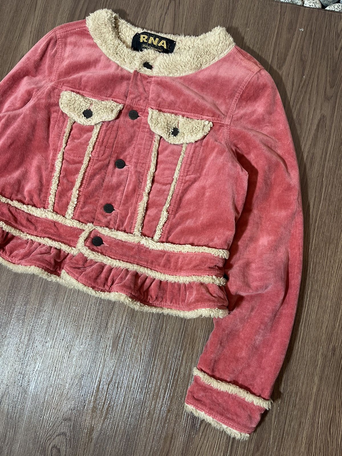 Designer × Japanese Brand RNA inc. Japan Corduroy Crop Jacket Sherpa Collar Size US M / EU 48-50 / 2 - 3 Thumbnail