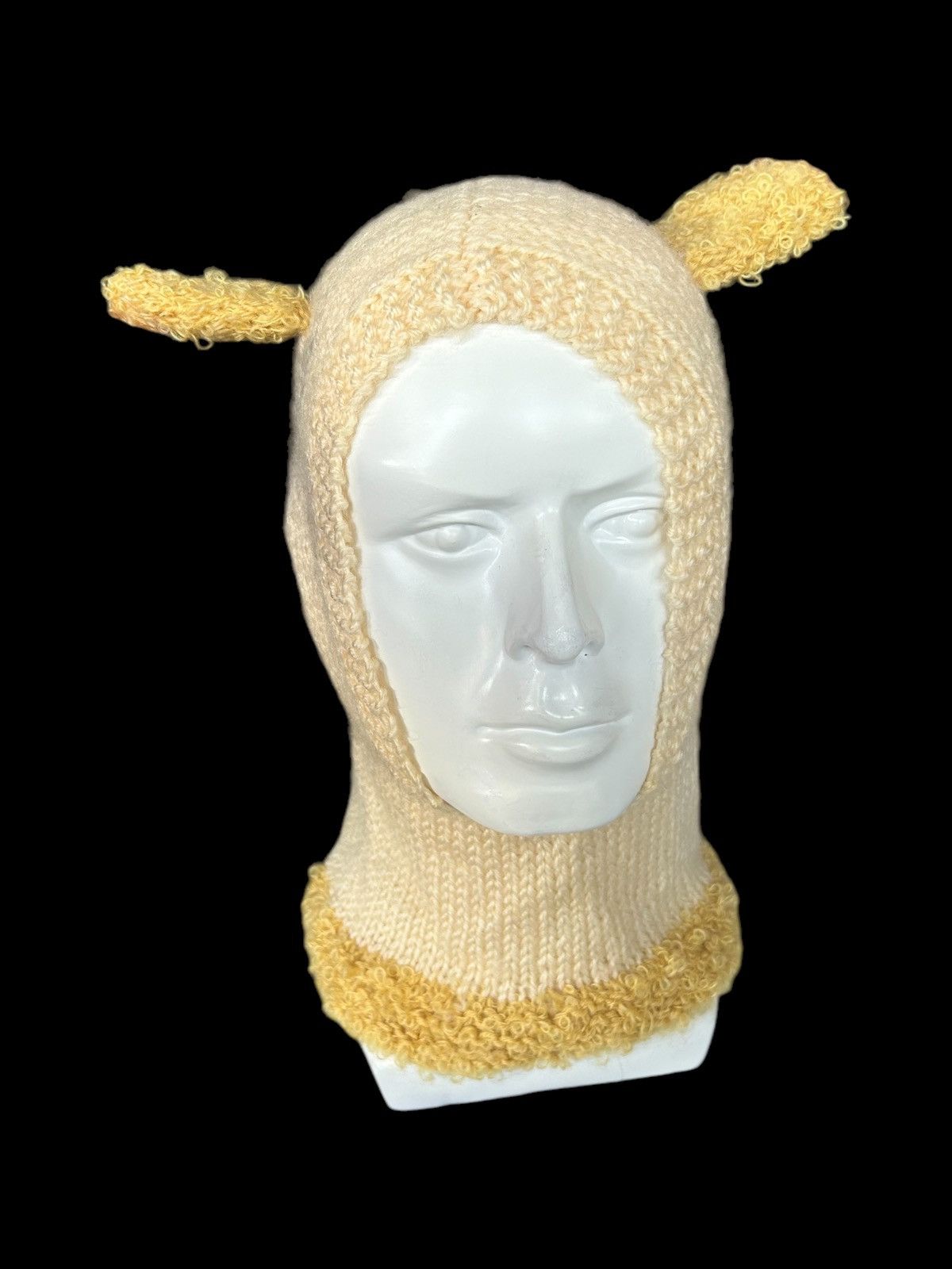 Japanese Brand × Kapital × Vintage Balaclava Masked Bunny Devil Knitted Beanie Rare🎌☠️☠️ Size ONE SIZE - 3 Thumbnail
