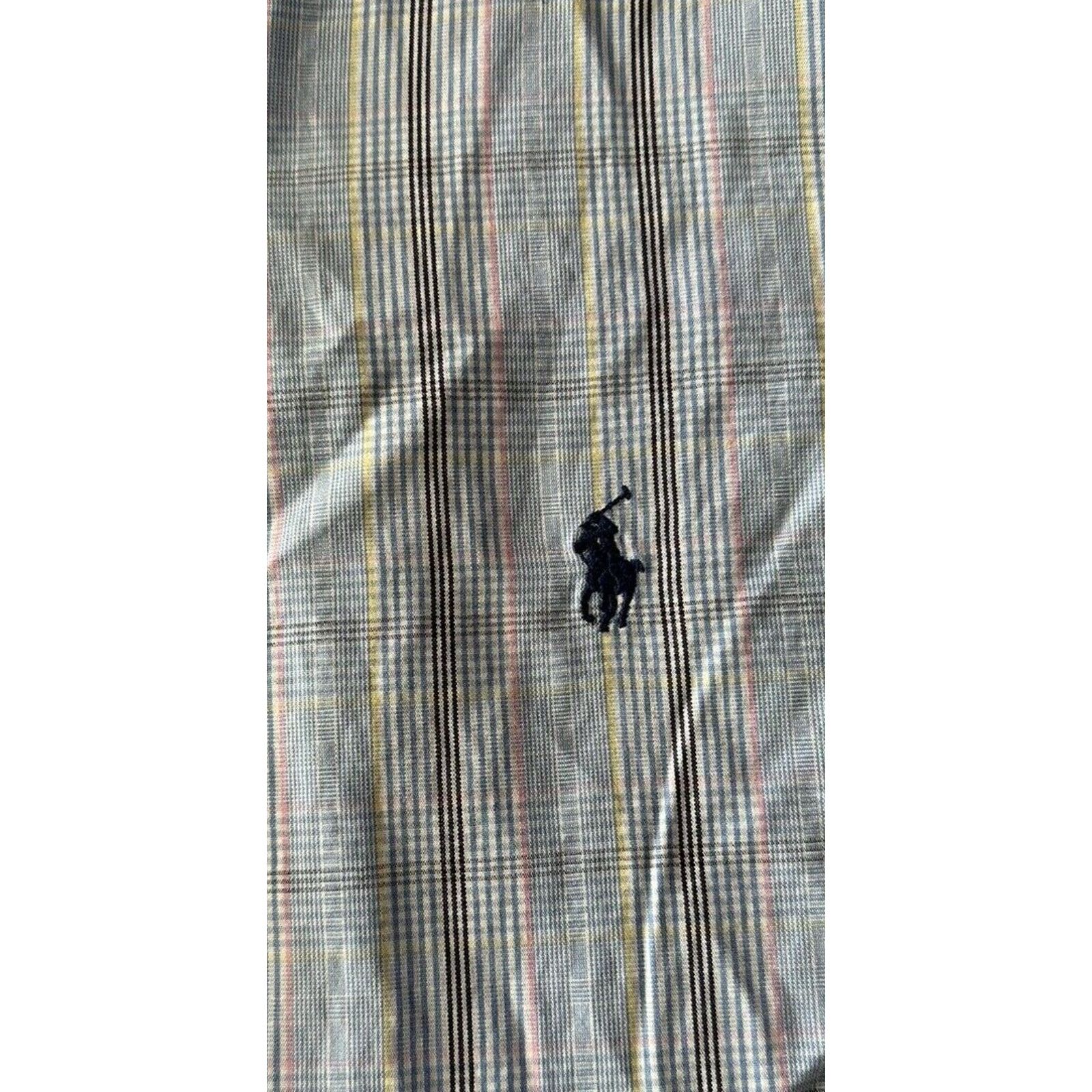 Ralph Lauren Ralph Lauren Button Shirt Blake XL Blue Plaid w/Pink&Yellow Size US XL / EU 56 / 4 - 4 Thumbnail