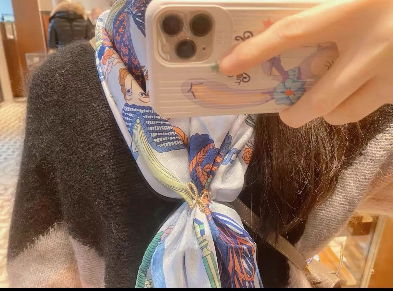 Hermes Hermes Cord'H Scarf Ring Near Mint Size ONE SIZE - 7 Thumbnail