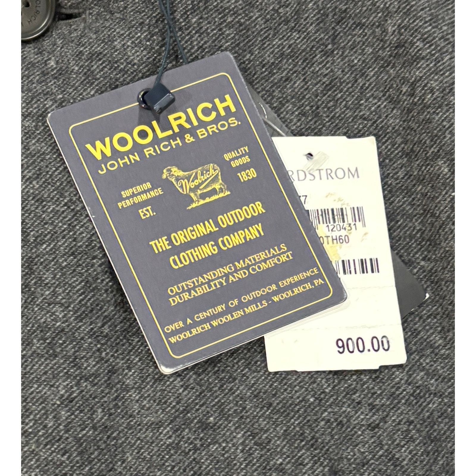 Woolrich Woolen Mills *R41 WOOLRICH Luxe Arctic Parka Wool Coyote Fur Gray Large Size US L / EU 52-54 / 3 - 12 Thumbnail