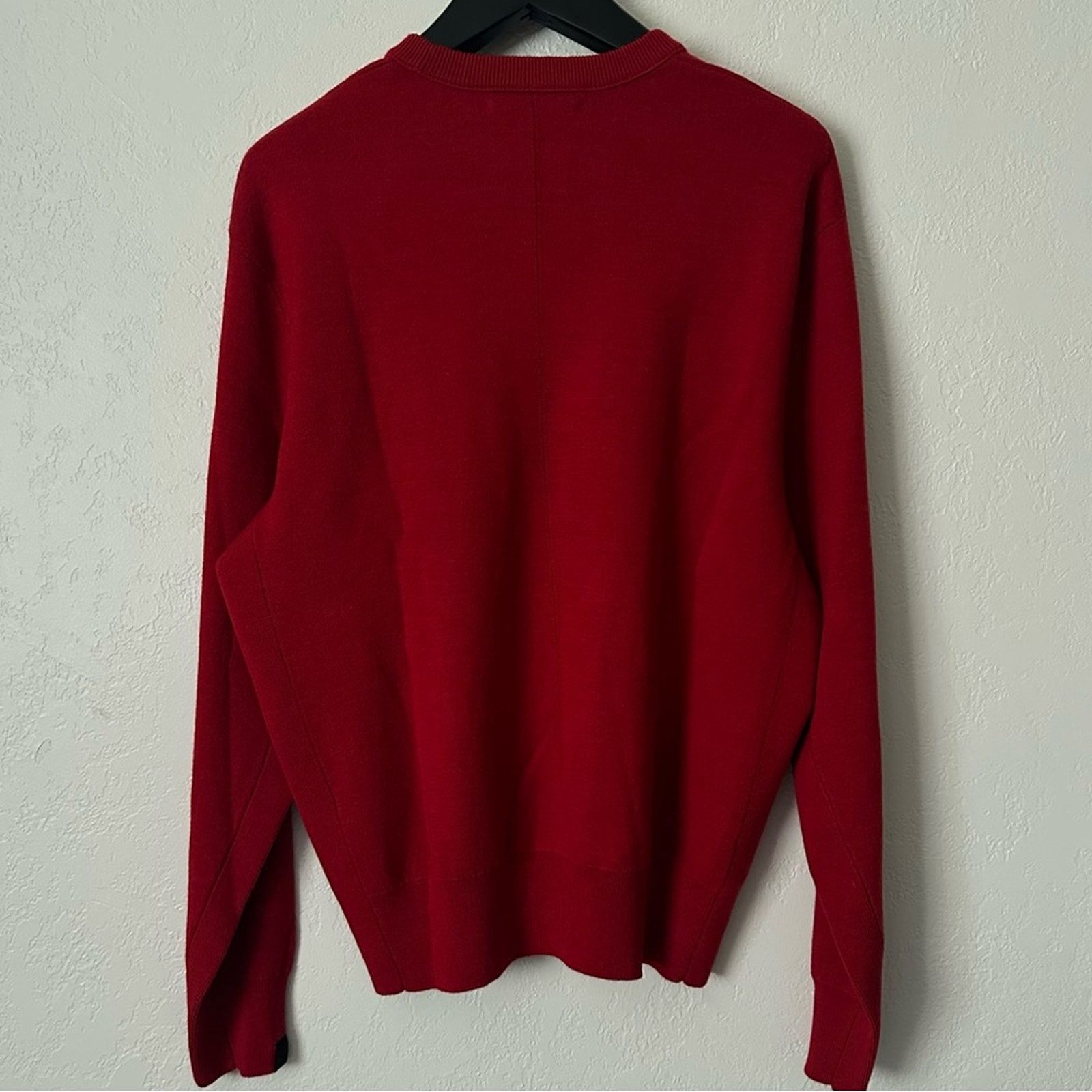 Rag & Bone York Poppy Red Knit Pullover Sweater M Wool Blend Crewneck Size US M / EU 48-50 / 2 - 3 Thumbnail