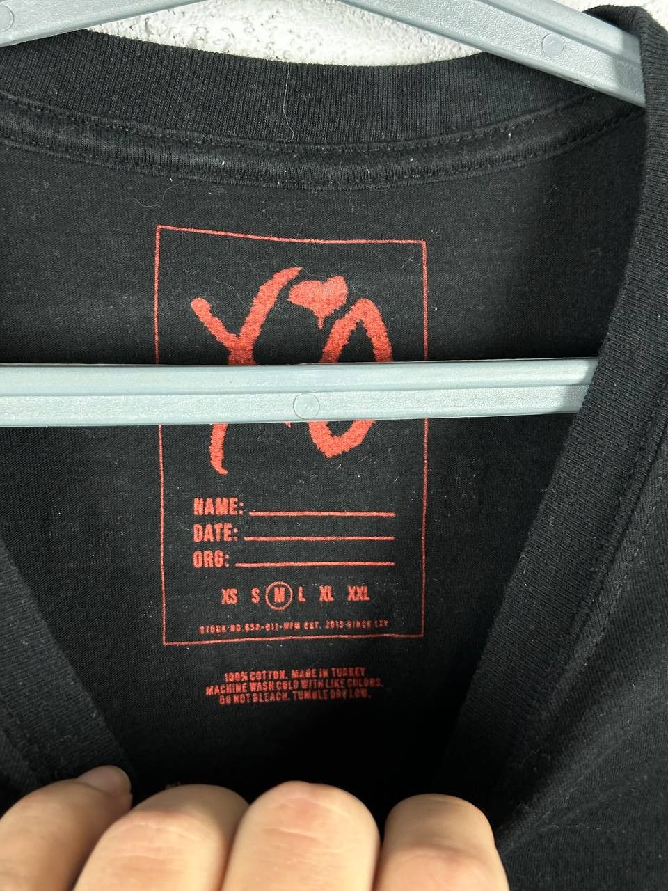 The Weeknd The Weeknd Legend World Tour XO logo long sleeve VINTAGE Size US M / EU 48-50 / 2 - 5 Thumbnail