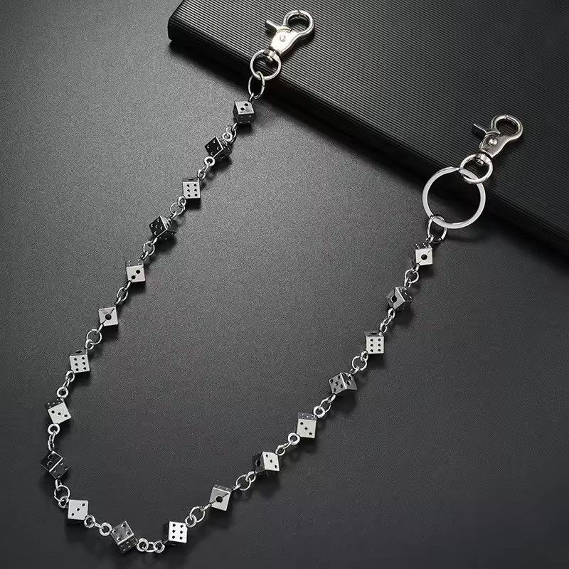 Japanese Brand Dice Wallet Chain Wallet Size ONE SIZE - 2 Thumbnail
