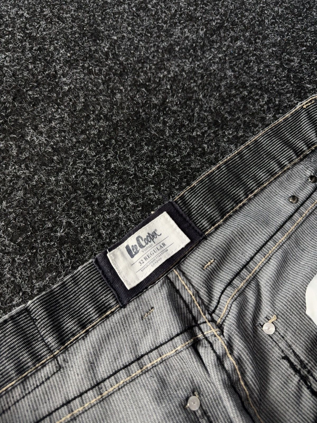 Japanese Brand × Lee Lee Cooper Relaxed Fit Faded Grey Corduroy style Jeans Y2K Size US 32 / EU 48 - 5 Thumbnail