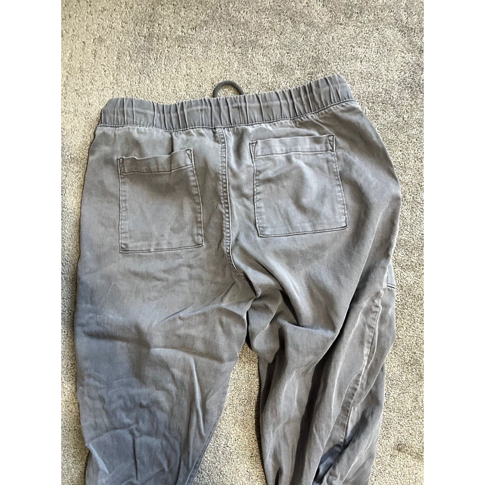 CLOT Cloth & Stone Jogger Pants Medium Gray Tencel Lyocell Drawstring Cuffs Womens Size 32" / US 10 / IT 46 - 4 Thumbnail
