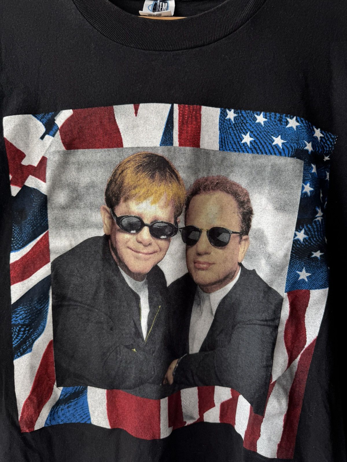 Band Tees Rare True Vintage 1994 Elton John Billy joel tour T-shirt Size US XL / EU 56 / 4 - 2 Thumbnail