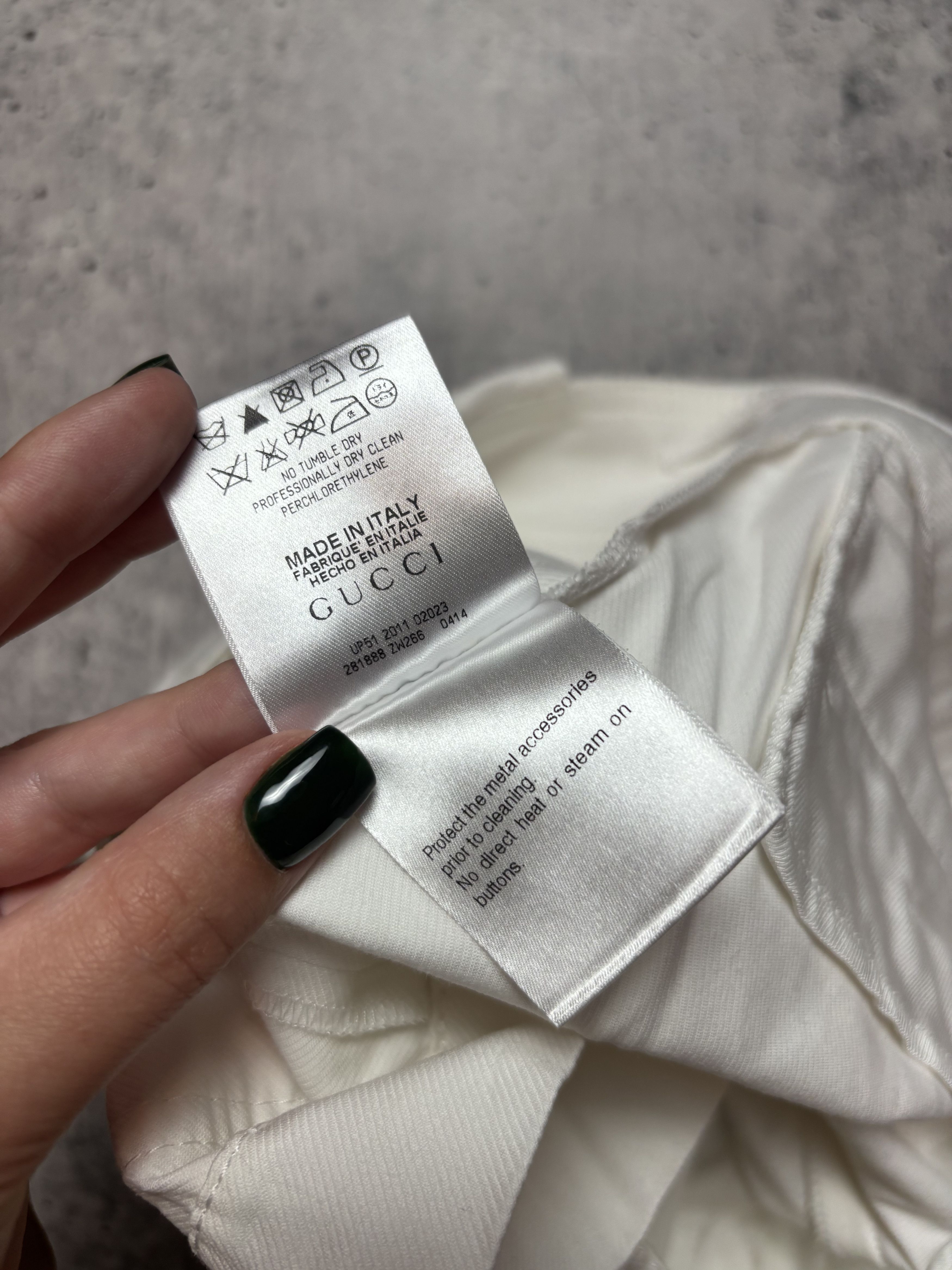 Gucci Gucci Shorts Cotton White Front Pockets Size 26" / US 2 / IT 38 - 7 Thumbnail