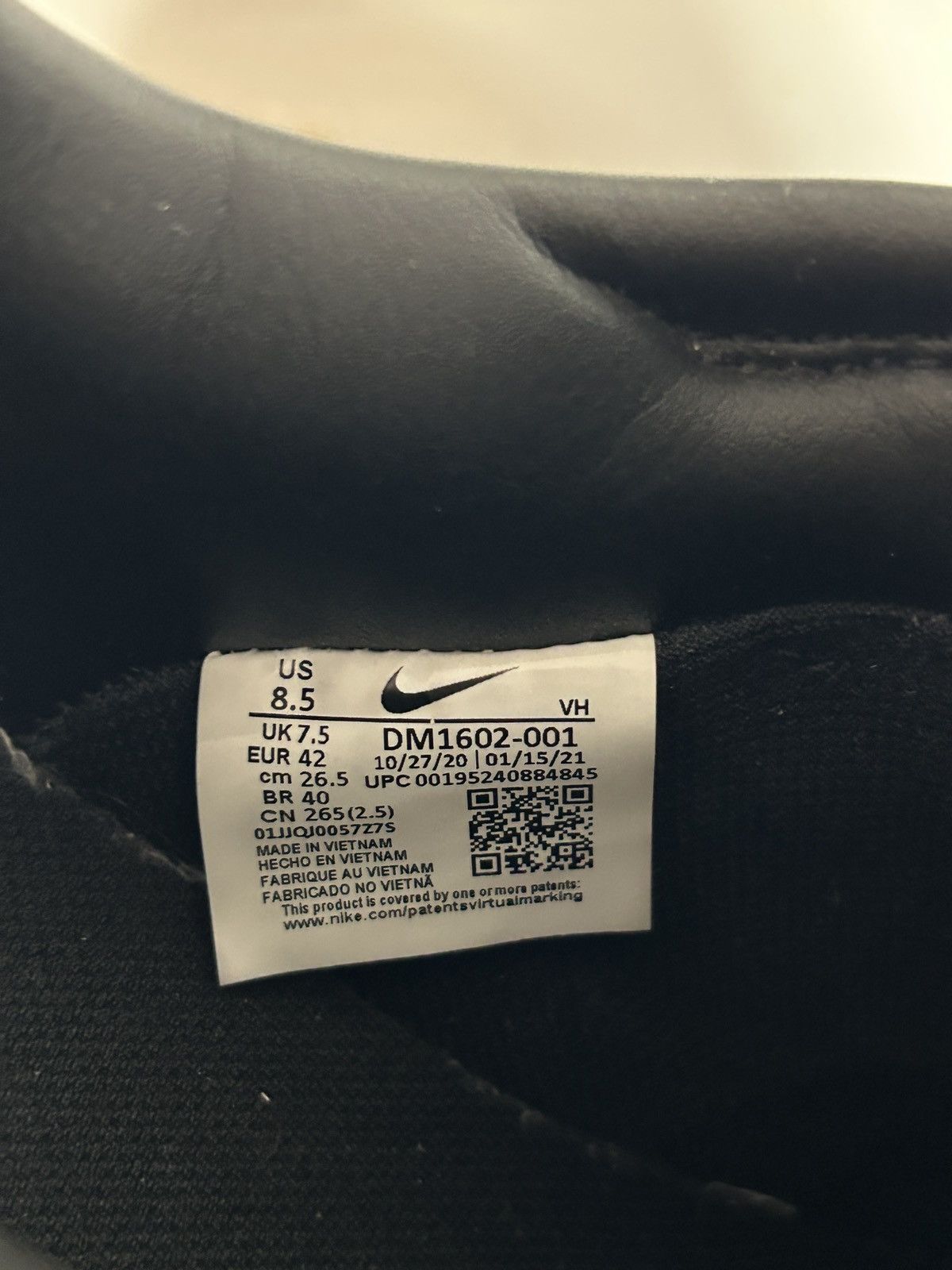 Nike NIKE DUNK LOW OFF-WHITE LOT 50 SIZE 8.5 PREOWNED Size US 8.5 / EU 41-42 - 10 Thumbnail
