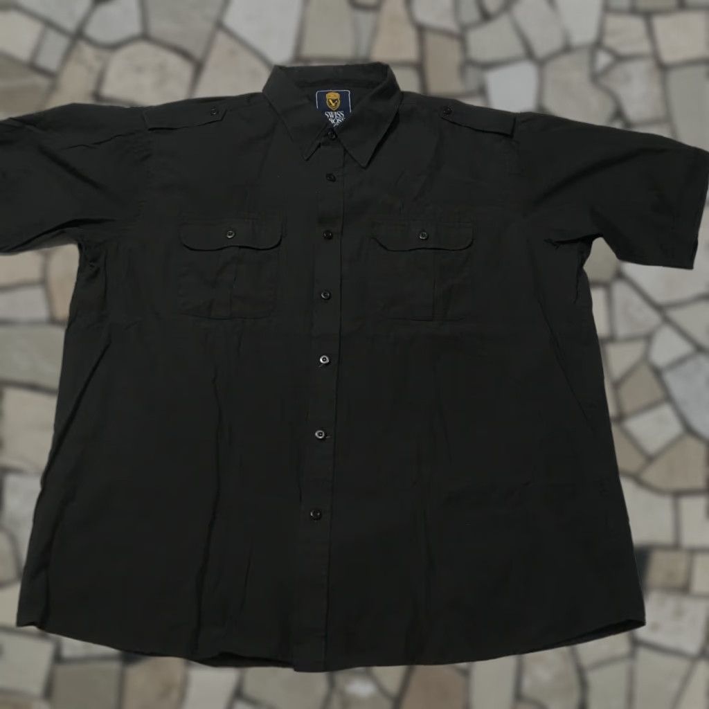 Vintage Swiss Cross Commander shirt Men's Universal Security Uniform black 3XL Cotton Blend Men’s Flying Cross (Vintage/Pre-owned) Size US XXL / EU 58 / 5 - 1 Thumbnail