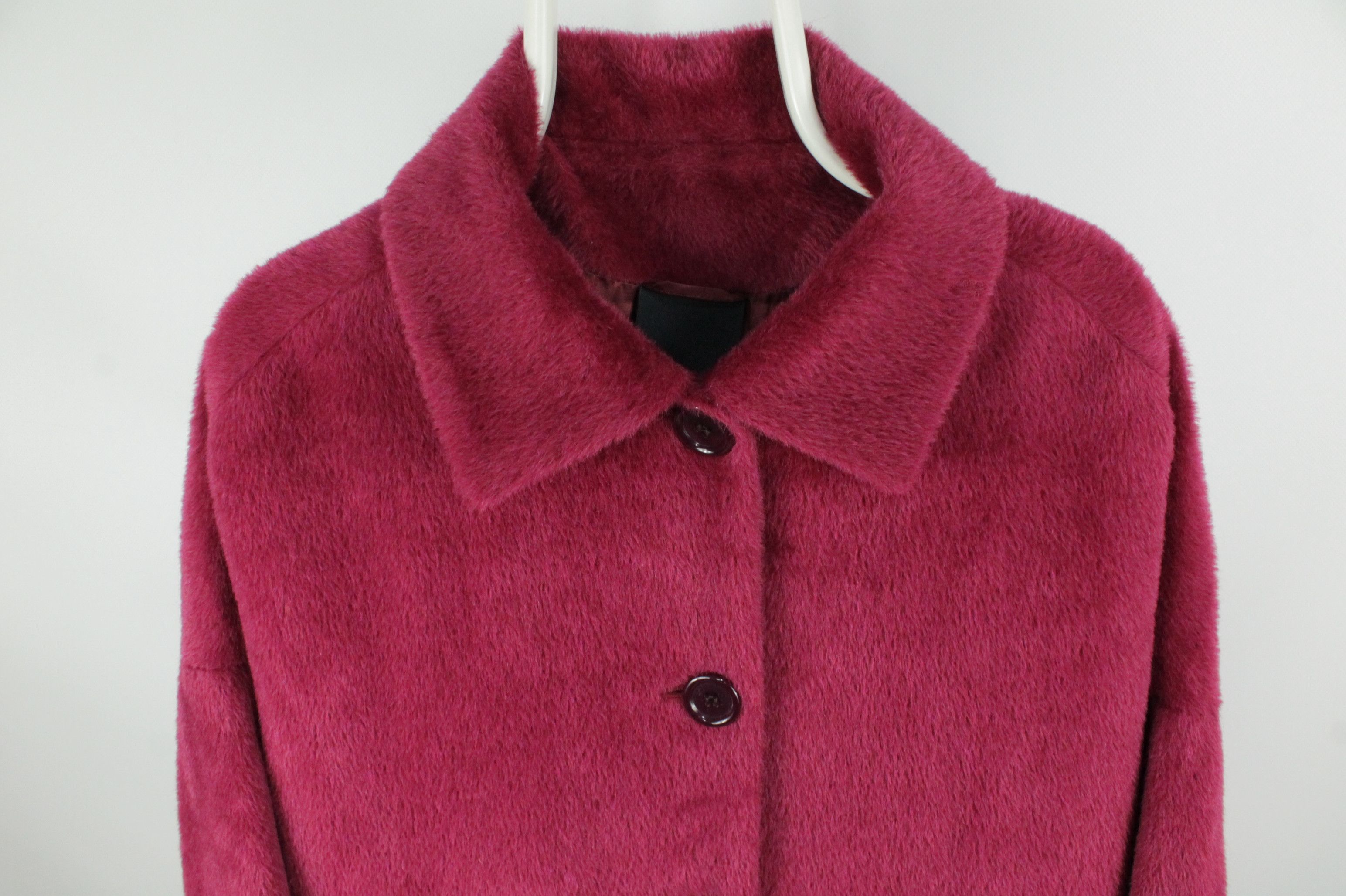 Aspesi Aspesi Loro Piana Alpaca Wool Red Coat Women's Size L / US 10 / IT 46 - 2 Thumbnail